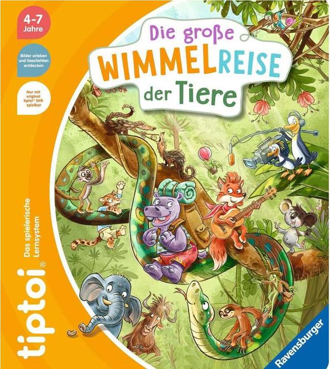 tiptoi Die gr. Wimmelreise Tiere (Allemand, Anja Kiel, Patrick Fix, 2022)