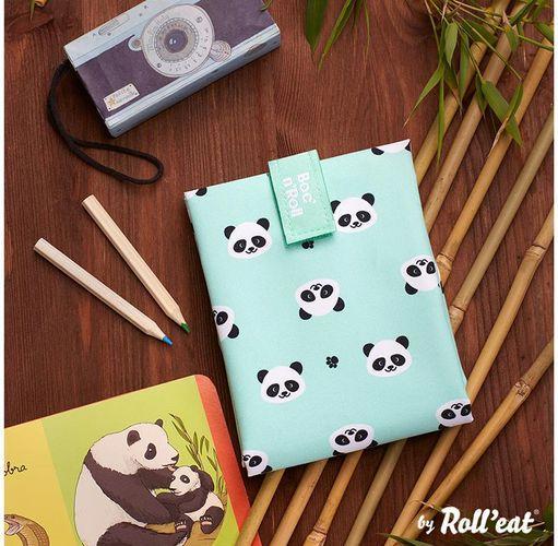 Actual product image Roll'Eat Lunch bag BocnRoll Animals Mint, Panda