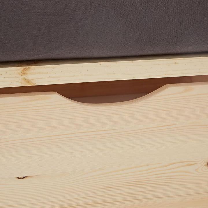 Actual product image Homestyle4u Palettenbett mit Lattenrost (100 x 200 cm)