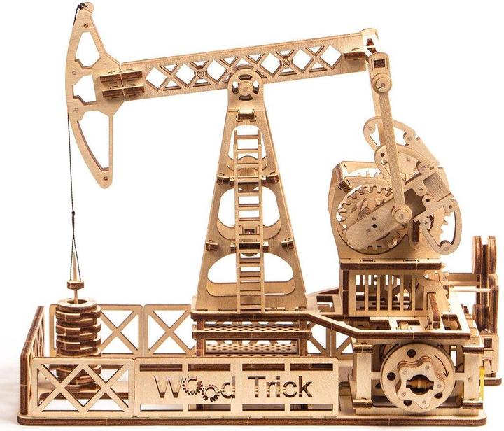 Immagine prodotto Wood Trick Impianto di produzione del petrolio - Trivella petrolifera - Kit di costruzione in legno 3D