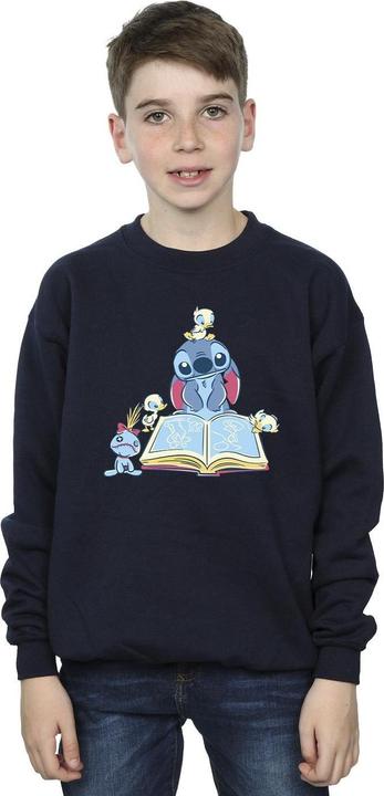 Image du produit Disney - Sweat LILO & STITCH READING A BOOK - Garçon (140, 146)