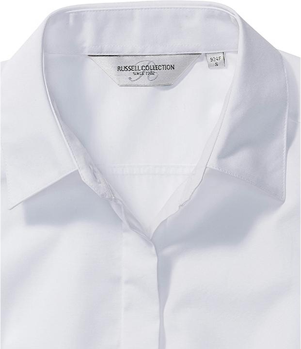 Image du produit Russell Collection Chemisier en popeline Chemise Manches longues Facile à entretenir Cintré (XS)
