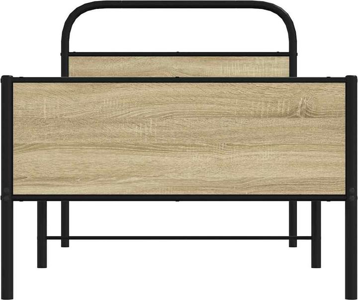 Immagine prodotto VidaXL Struttura letto senza materasso 75x190 cm in legno di rovere Sonoma (75 x 190 cm)