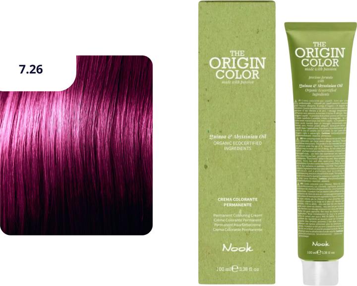 Immagine prodotto Nook Tintura per capelli Origin Colour (7,26 Biondo Rosso Viola)