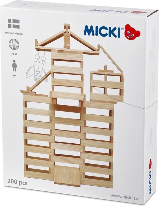 Actual product image Micki Bouwblokken 200 stuks