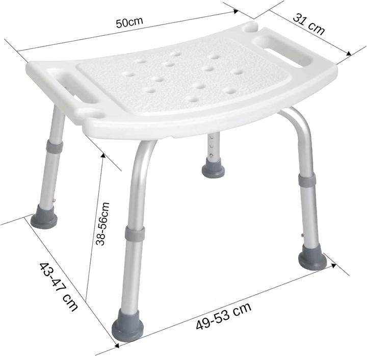 Actual product image Akriva Univeral shower stool (136 kg)