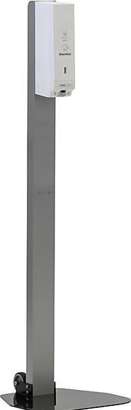 Immagine prodotto kaiserkraft Colonna con dispenser di disinfettante NON TOUCH, per click-in-bottle da 0,5 l