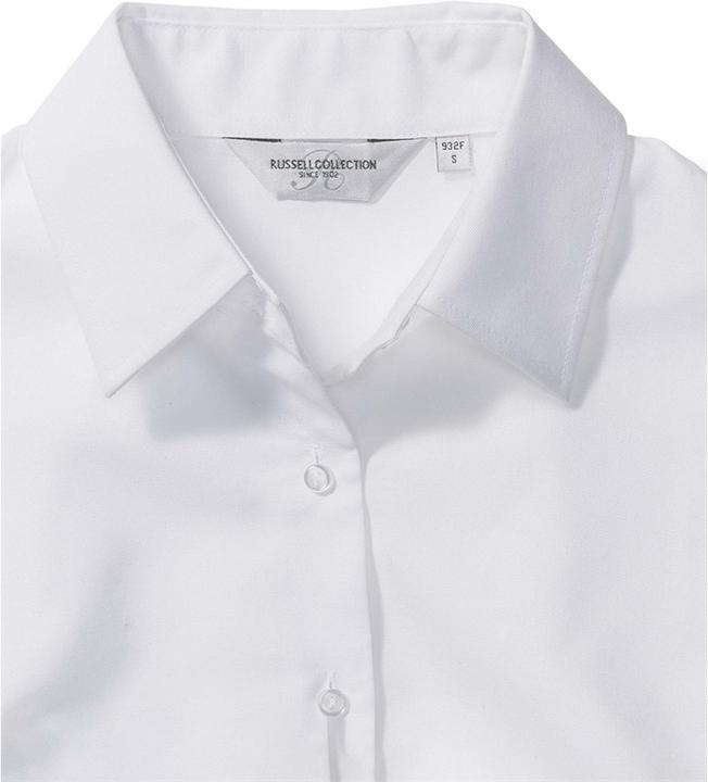 Actual product image Russell Collection Easy Care Oxford blouse long sleeve (4XL)