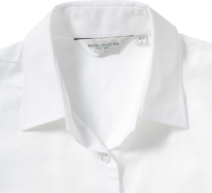 Image du produit Russell Collection Easy Care Blouse Oxford manches courtes (4XL)