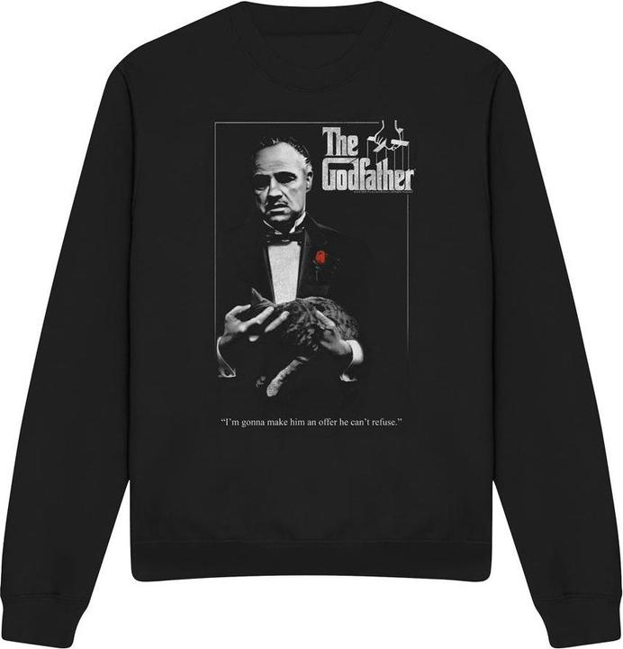 Actual product image The Godfather Unisex Adult Poster Sweatshirt (XXL)