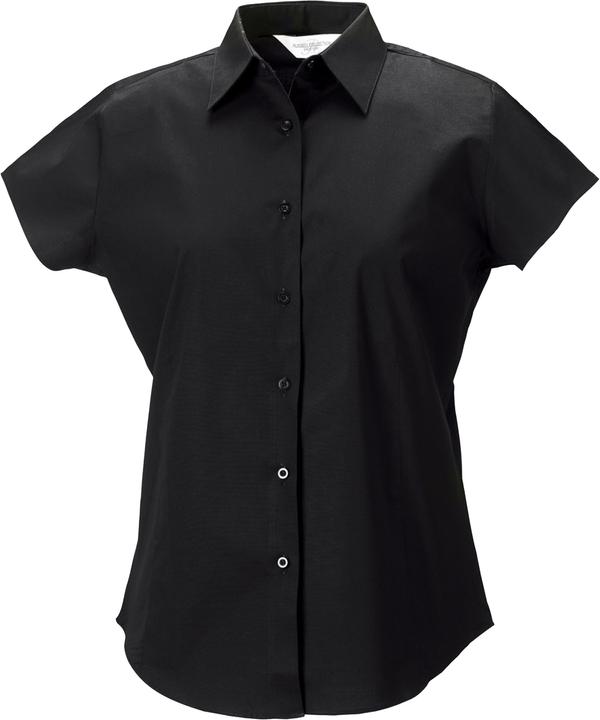Russell Collection Easy Care Bluse Kurzarm