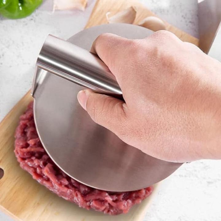 Image du produit Hermex 5-tlg. Burger-Set Burgerpresse Schmelzglocke Patty-Wender Ei-Ring Streuer