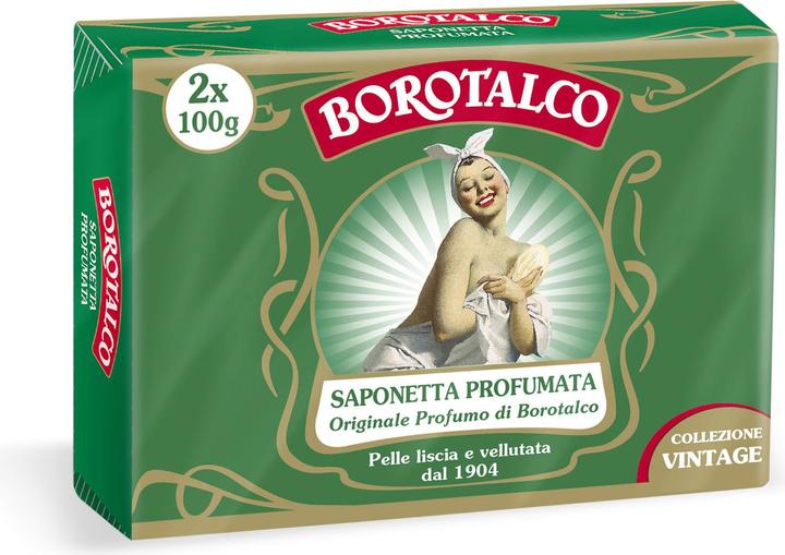 Borotalco Feste Seife 2x100g (Hartseife)