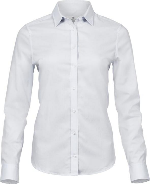 Image du produit Tee Jays Blouse en popeline stretch de luxe à manches longues (3XL)