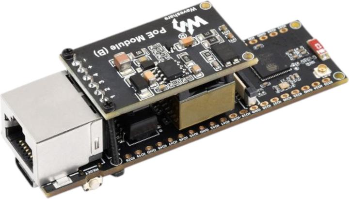 Actual product image WaveShare ESP32-S3 RJ45 ETH POE Development Board Kit