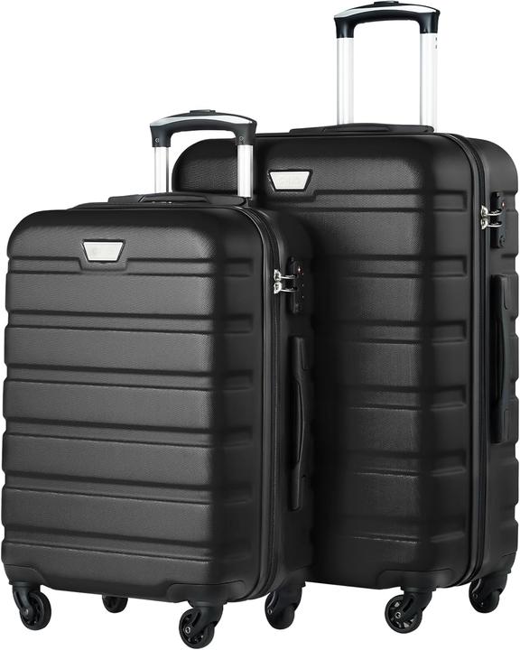 Coolife 2-teiliges Hartschalenkoffer-Set