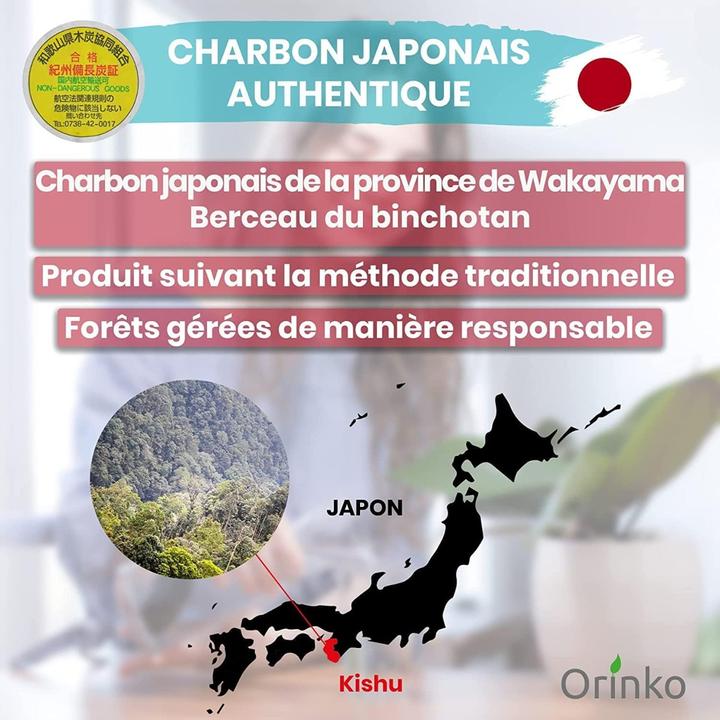 Actual product image Orinko Binchotan (3 x)