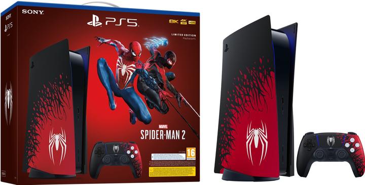 Actual product image Sony Playstation 5 Marvel's Spider-Man Limted Edition incl. Spider-Man 2 DLC