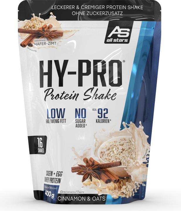 Actual product image All Stars Hy-Pro Protein Shake (400G bag) (Cinnamon & Oats, 1 pcs., 400 g)