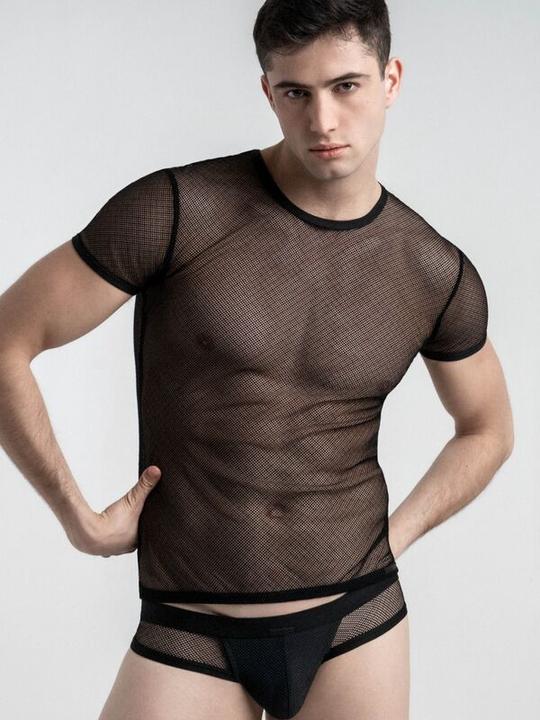 Actual product image Manstore Casual T-shirt mesh (S)