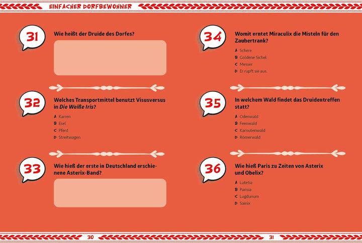Produktbild Buch - Quiz Asterix-Fans (Deutsch)