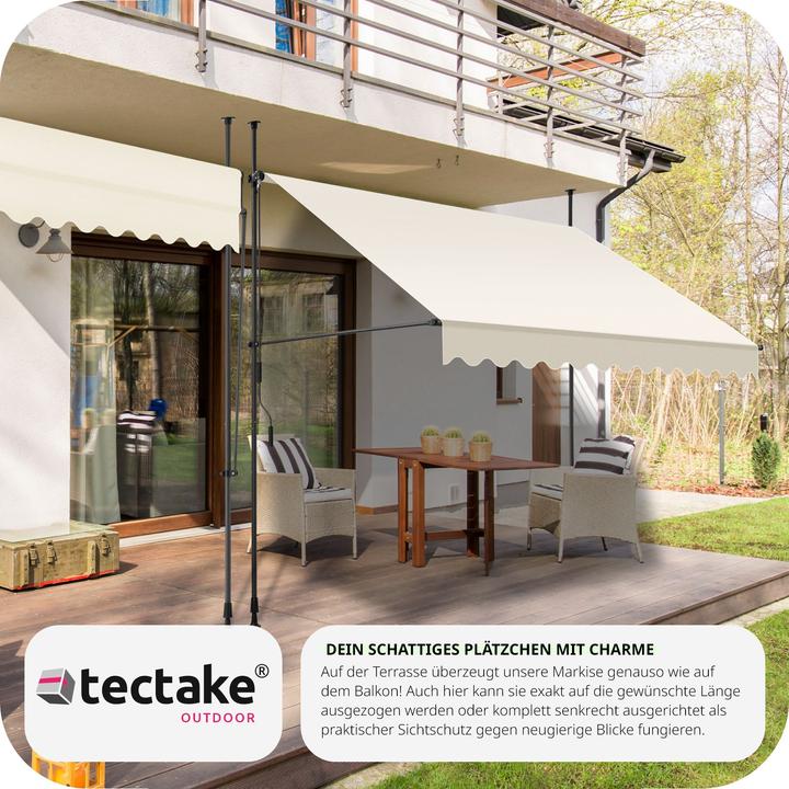 Immagine prodotto tectake Tenda da sole a morsetto (3 m)