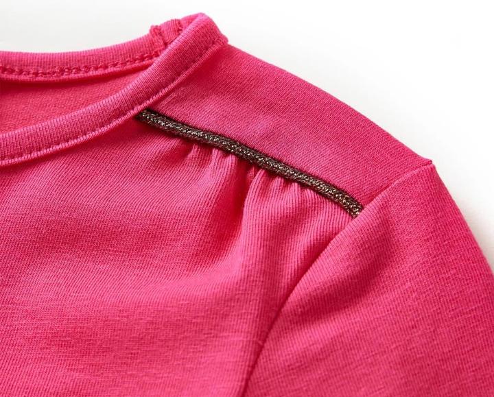 Produktbild VidaXL Kinder-Langarmshirt Knallrosa 92,Material: 95 % Baumwolle. 5 (92)