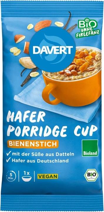 Produktbild Davert Porridge Cup Bienenstich (65 g)