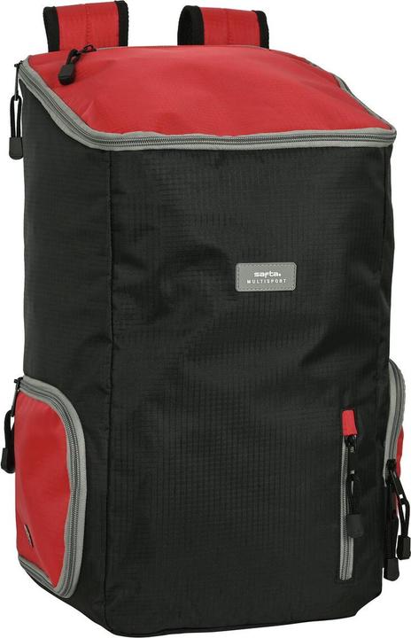 Produktbild Safta Rucksack Multisports Schwarz Rot Sportlich 28 x 50 x 22 cm