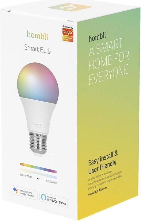 Produktbild Hombli Smart Bulb RGB (E27, 9 W, 800 lm, 1 x, F)