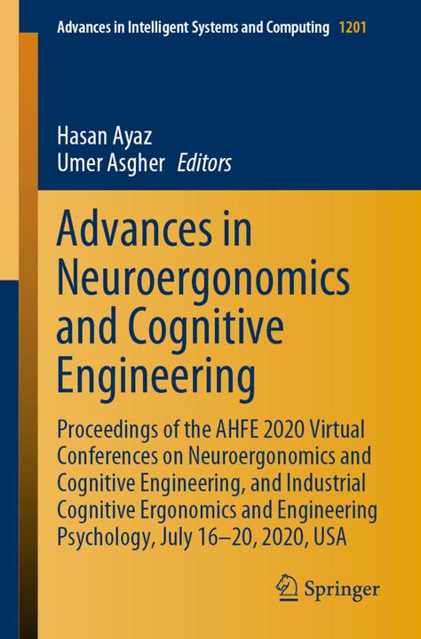 Produktbild Advances in Neuroergonomics and Cognitive Engineering (Englisch, Hasan Ayaz, Umer Asgher, 2020)