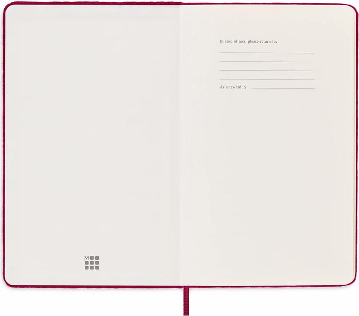 Actual product image Moleskine Notebooks VELVET (A5, Plain, Hardcover)