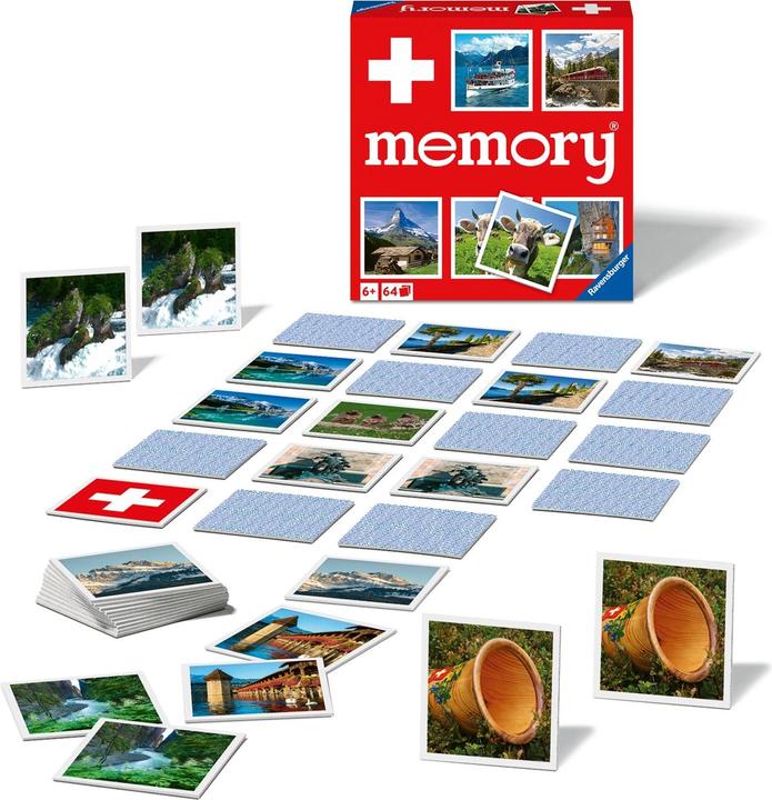 Produktbild Ravensburger Memory Switzerland (Deutsch, Französisch, Italienisch, Englisch)