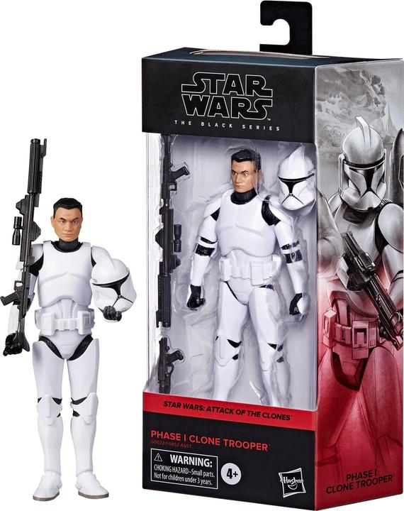 Actual product image Hasbro Star Wars Episode II Black Series Phase I Clone Trooper