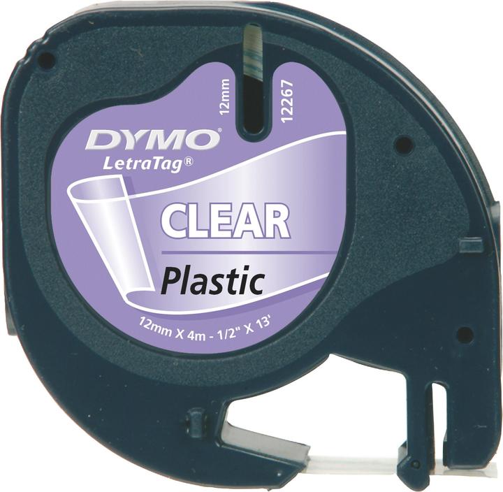 Produktbild Dymo Schriftband LetraTag (1.20 cm, Transparent)