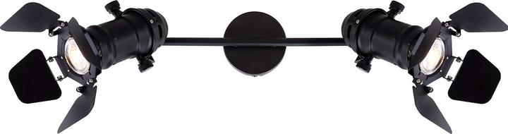 Actual product image Globo Spotlight Egon black 2xGU10 (GU10)
