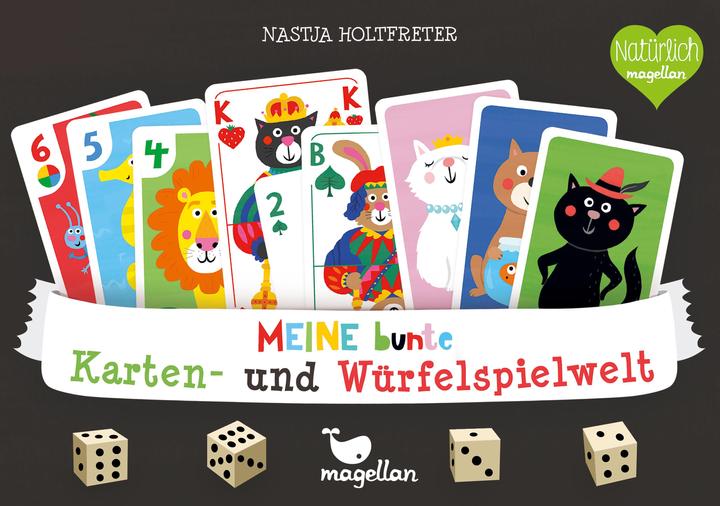 Actual product image My colorful card and dice game world (German)