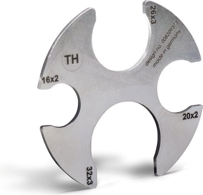 Produktbild Pipetec SANPRO Prüflehre für THPRESS Fittings - Pressfittings 16 - 32 mm