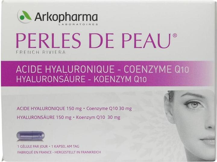 Produktbild Arkopharma Perles de Peau Hyaluronsäure + Q10 Kapseln (30 Stück, Kapseln, 37 g)