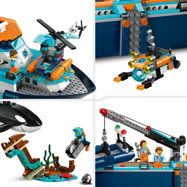 Actual product image LEGO Arctic research vessel (60368, LEGO City)