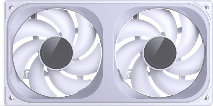 Actual product image Jonsbo ZB-240 Infinity Mirror ARGB PWM Lüfter - 240mm, weiss (240 mm)