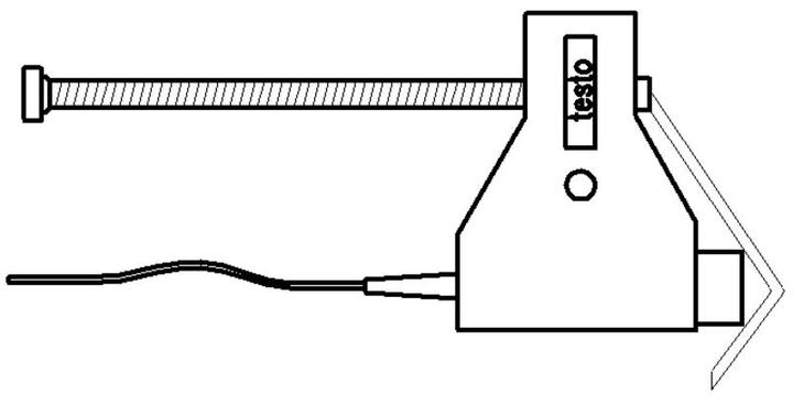 Image du produit Testo Sonde de tuyau 0602 4592