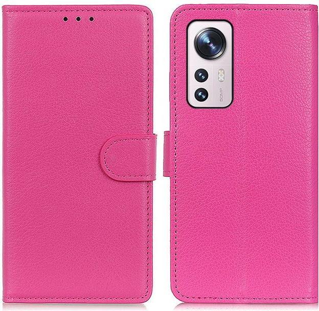 Actual product image MU Classic Litchi Leather Bookcover Series (Xiaomi 12X, Xiaomi 12)