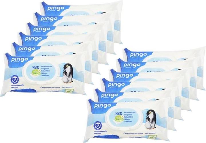 Pingo Feuchttücher (960 Stück)