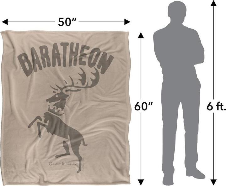 Produktbild Game of Thrones Decke Baratheon Wappen (152 x 127 cm)