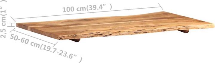 Actual product image VidaXL Zibiah (100 x 60 x 2.5 cm)