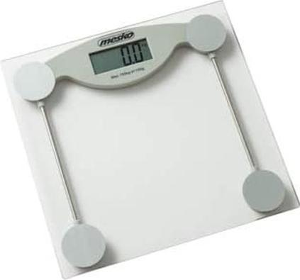 Produktbild Mesko MS 8137 personal scale Rectangle Transparent, White Electronic personal scale (150 kg)
