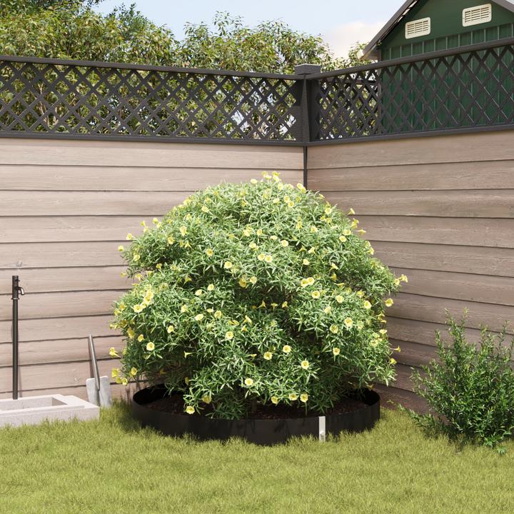 Actual product image VidaXL Wurzelsperre mit Verbindungsschienen Schwarz 0,7x5 m 1,5 mm HDPE