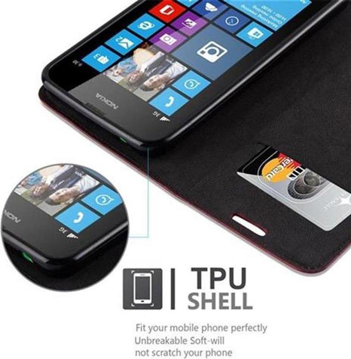 Produktbild Cadorabo Book Invisible Magnet Cover (Nokia Lumia 630)