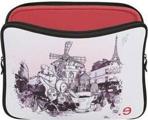 Image du produit Be.ez Housse pour MacBook Pro 15" LA Edition robe 'I LOV PARIS' avec fermeture éclair (15")